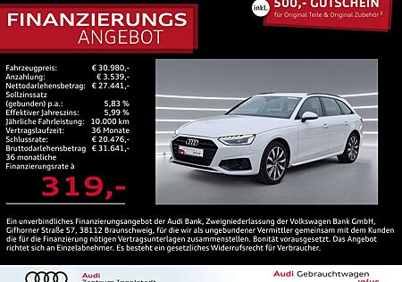 Audi A4 Avant 35 TFSI MATRIX AHK NAVI 18" Advanced