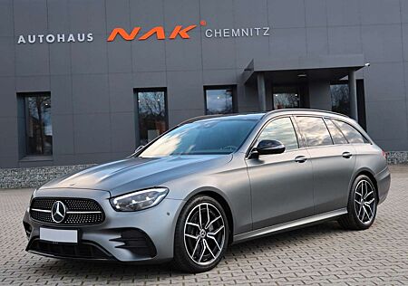 Mercedes-Benz E 220 d T AMG Line Night Magno Pano AHK Widescree