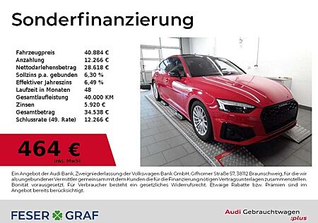 Audi A5 Sportback 40 TFSI S tronic S Line Int Pano,Matrix,