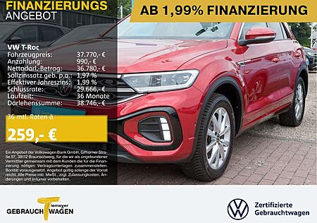 VW T-Roc Volkswagen 2.0 TSI DSG 4M R-LINE LEDER VOLL NP61