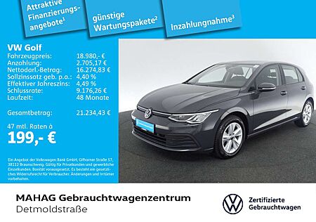 VW Golf Volkswagen VIII 1.0 TSI Life LED Navi ParkPilot AppCon