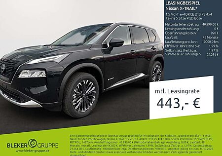 Nissan X-Trail 1.5 VC-T e-4ORCE 213 PS 4x4 Tekna 5 Sitze PGD Bose