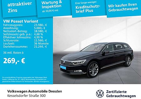 VW Passat Variant Volkswagen 2.0 TDI DSG 4M Highline Navi Kame