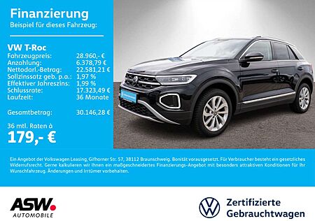 VW T-Roc Volkswagen Style 1.5 TSI DSG LED Navi ACC PDC SHZ AHK