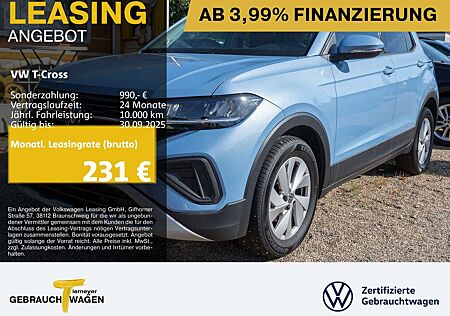 VW T-Cross Volkswagen 1.0 TSI DSG LIFE LED NAVI VIRTUAL KAMERA