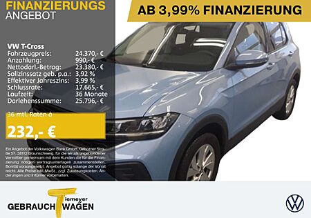 VW T-Cross Volkswagen 1.0 TSI DSG LIFE LED NAVI VIRTUAL KAMERA