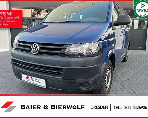 Volkswagen T5 Transporter 9 Sitzer Klima  AHK Scheckheft