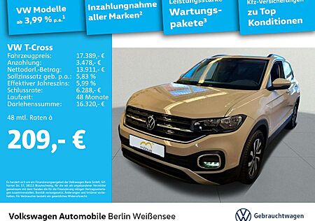 VW T-Cross Volkswagen Active 1.0 TSI*CARPLAY*VC*6-GANG*LED*SHZ
