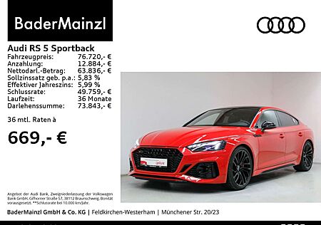 Audi RS5 Pano 280km/h Matrix B&O HUD 360°