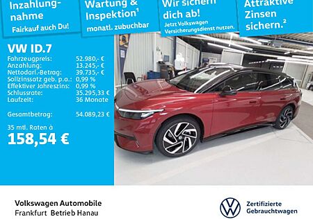 VW ID.7 Volkswagen Tourer Pro S Navi IQ.Light DAB+ FrontAssist