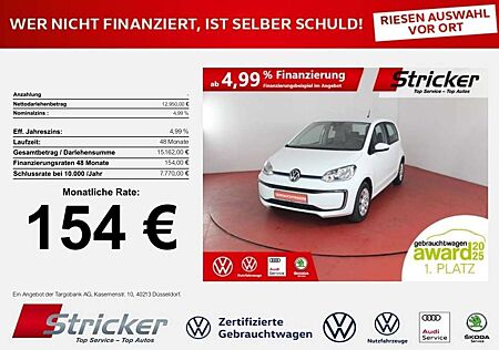 VW Up Volkswagen ! move 154,-ohne Anzahlung Bluetooth Radio