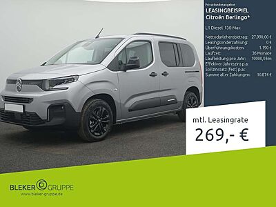Citroen Berlingo L1 Diesel 130 Max