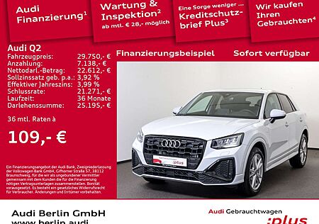 Audi Q2 S line 30 TFSI 6-G. LED AHK PDC VIRTUAL