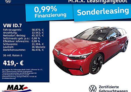 VW ID.7 Volkswagen Tourer GTX 4M +IQ.LIGHT+AHK+PANO+AR HUD+WP+