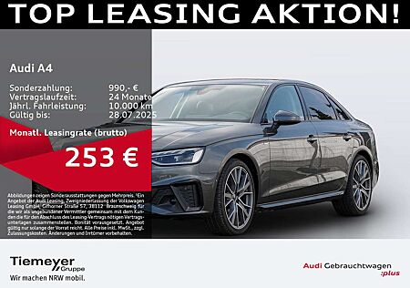 Audi A4 30 TDI 2x S LINE LM19 ST.HEIZ LED AHK