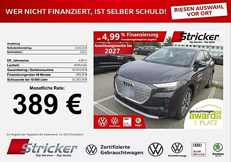 Audi Q4 e-tron Sportback 40 389,-ohne Anzahlung Navi Kamera