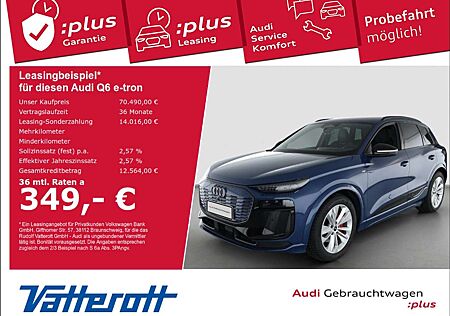 Audi Q6 e-tron Q6 performance edition one blue HUD AHK Luftfed.