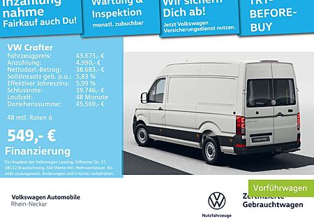 VW Crafter Volkswagen 35 Kasten MR HD 2.0 TDI EURO VI-e SCR AH
