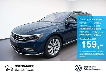 VW Passat Variant Volkswagen Elegance ELEGANCE 2.0TDI 200PS 4Mo 5J-G NP79T MATR