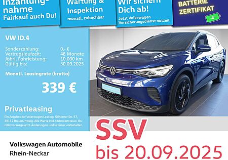 VW ID.4 Volkswagen Pro 150kW Navi Kamera LED uvm
