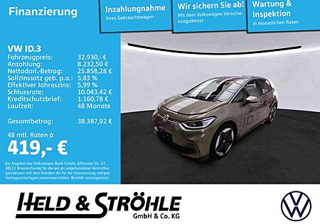 VW ID.3 Volkswagen Pro S 20 ACC DCC HuD MATRIX KEYL NP:58.525€