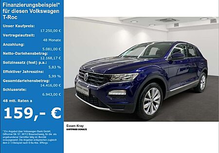 VW T-Roc Volkswagen Klima FSE Style 1.0 TSI Telefon Sitzheizung PDC