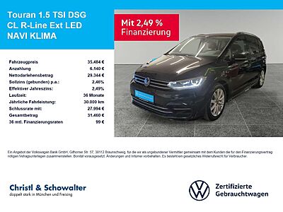 Volkswagen Touran 1.5 TSI DSG CL R-Line Ext LED NAVI KLIMA