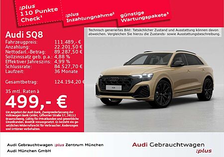 Audi SQ8 TFSI qu. tiptr. Pano/B&O/ACC/Kamera/HUD/PDC+