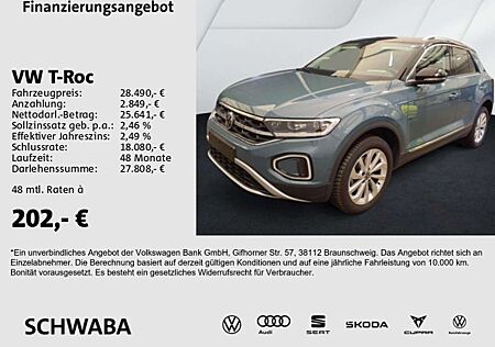 VW T-Roc Volkswagen Style 1.5 TSI DSG LED*VIRTUAL*AHK*ACC*17"