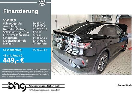 VW ID.5 Volkswagen Pure mit Infotainment-Paket