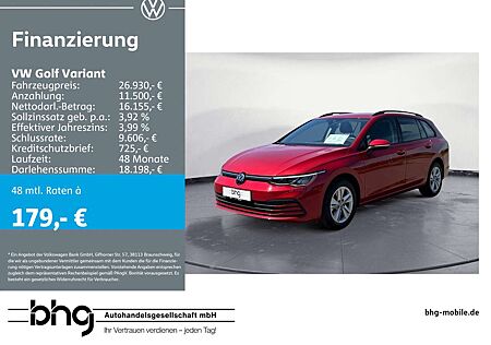 VW Golf Variant Volkswagen 1.5 TSI Life KAMERA STANDHEIZUNG AC