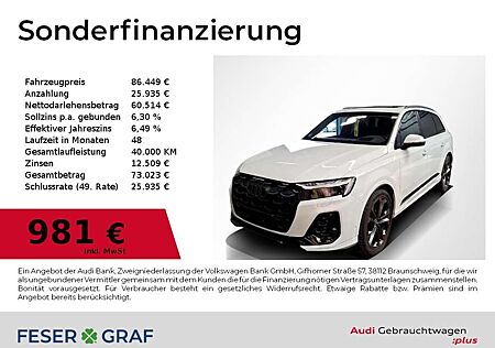 Audi Q7 50 TDI S Line 7Sitze,Pano,Standhzg,HUD,Sitzbel,Kam