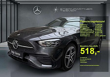 Mercedes-Benz C 300 de T AMG+NIGHT+PANO+KAMERA+AHK+DISTRONIC