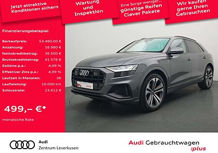 Audi Q8 55 e S line ACC PANO LEDER LUFT B&O AHK