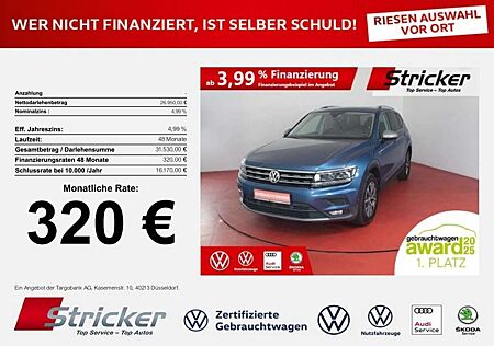 VW Tiguan Allspace Volkswagen 2.0TDI 320,-ohne Anzahlung 7-Sitzer AHK Pano Head