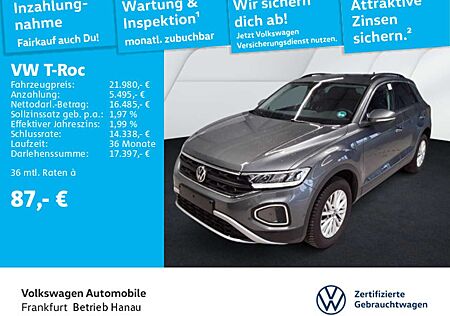 VW T-Roc Volkswagen 1.0 TSI Life Alu16" LED Navi