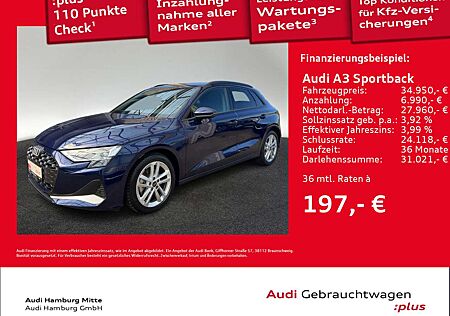 Audi A3 30 TFSI advanced S tronic LED Navi