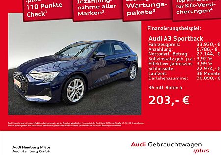 Audi A3 30 TFSI advanced S tronic LED Navi