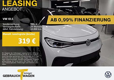 VW ID.5 Volkswagen ProPerf SPORT PANO LM21 AHK WÄRMEP. MATRIX