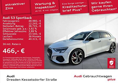 Audi S3 2.0 TFSI Q. Navi LED HUD DAB