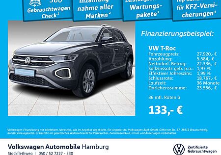 VW T-Roc Volkswagen 1.5 TSI Style DSG Navi AHK Sitzhzg ACC