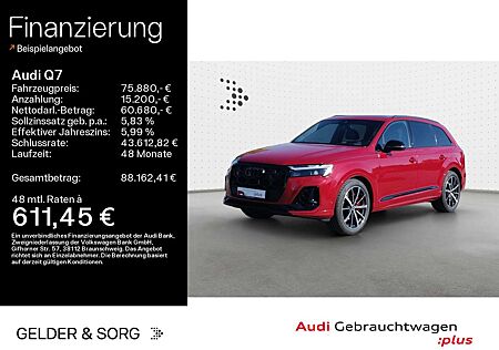 Audi Q7 60 TFSIe qu. S line Air*Pano*AHK*HuD*360°