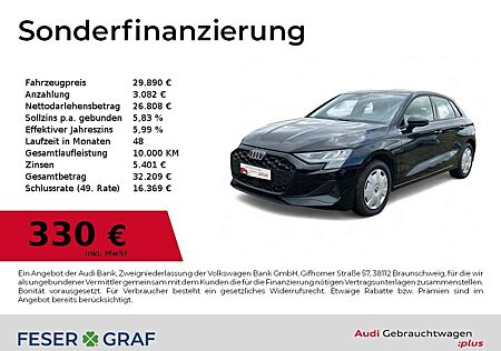 Audi A3 30TFSI S tronic SHZ/CarPlay/LED/PDC+/GRA/VC