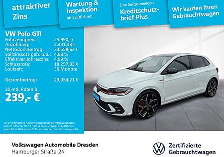 VW Polo GTI Volkswagen 2.0 TSI DSG IQ.LIGHT KAM NAV AID APP