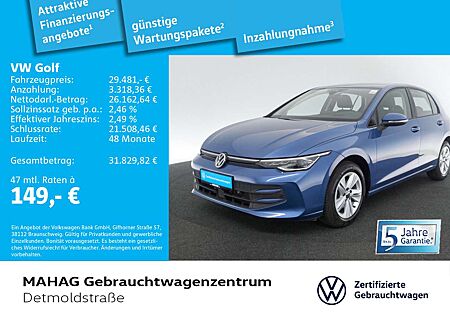 VW Golf Volkswagen VIII 1.5 eTSI LIFE Navi IQ.LIGHT ACC DSG