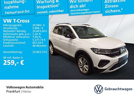 VW T-Cross gebraucht kaufen VW T-Cross Volkswagen 1.0 TSI Goal Navi LED DAB+ FrontAssist