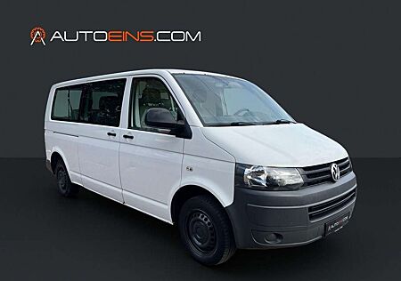 VW T5 Transporter Volkswagen 2.0 TDI lang*8-Sitzer*Klima*Ahk*