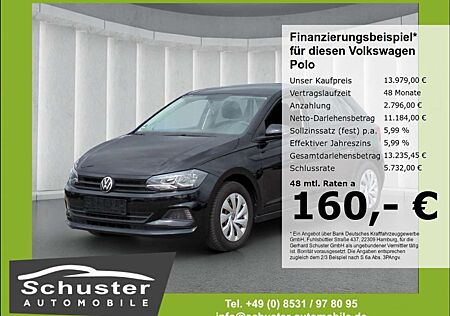 VW Polo Volkswagen VI 1.0*Tempom PDCv+h AppConn Navi-Vorb DAB