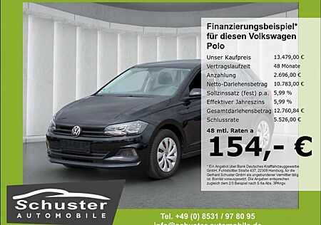 VW Polo Volkswagen VI 1.0*Tempom PDCv+h AppConn Navi-Vorb DAB