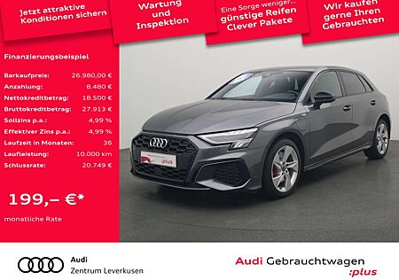 Audi A3 Sportback S line S-TRON CARPLAY LED SHZ PDC